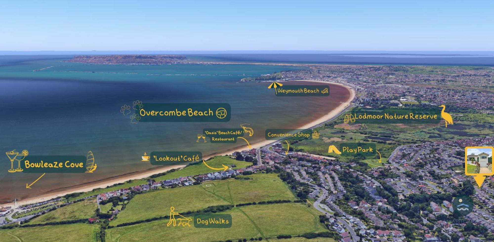 Seafeathers - Luxury Holiday Home With Sea Views Overcombe Exterior photo